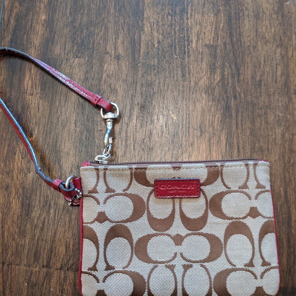 Coach wristlet